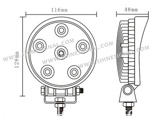 off Road LED Work Light (WBL01F 18W)